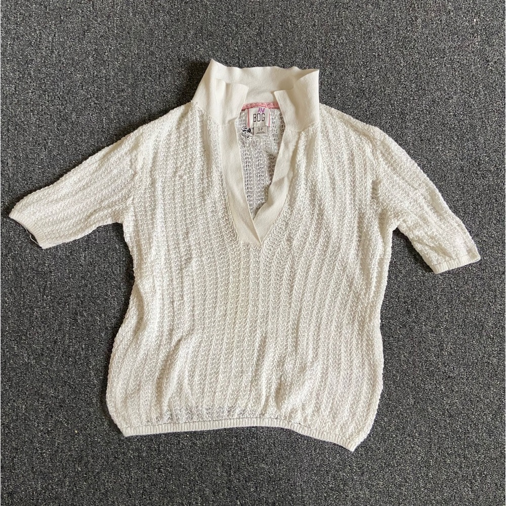 Urban Outfitters White Knit Top